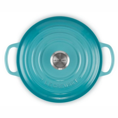 LE CREUSET 両手鍋 20カリビアンブルー Casserole dish Le Creuset Signature Caribbean Blue 20cm